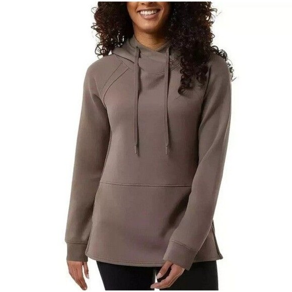 NWT 32 Degrees Ladies' Raglan Style Hoodie Tan (Iron ) Size 2X - Picture 1 of 4
